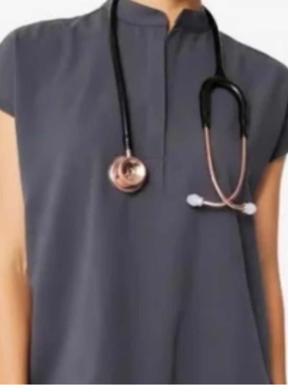FIGS Pride - Women’s charcoal Rafaela oversized scrub top - XS - limited edition - Picture 3 of 9